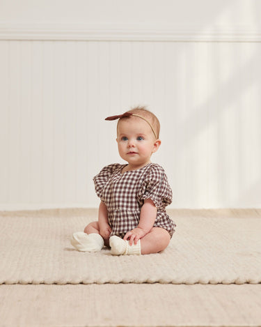 Quincy Mae Little Knot Headband, Plum